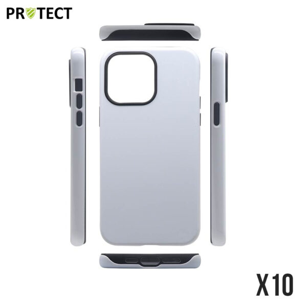 White Cases for Custom Case Printer PROTECT for Samsung Galaxy S25 S931 (x10)