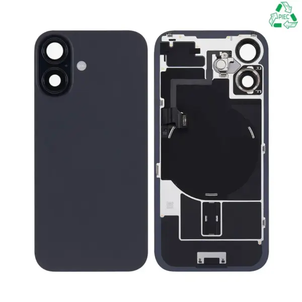 Cache Arrière Aftermarket Apple iPhone 16 Noir